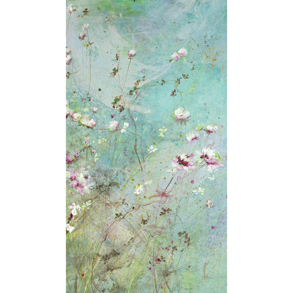 imprimé fleurs étole Waterlily réalisé par l'artiste Laurence Amélie